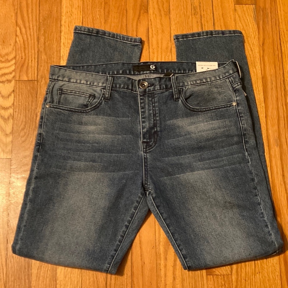G by Guess moto skinny jean sz:W36/L32
